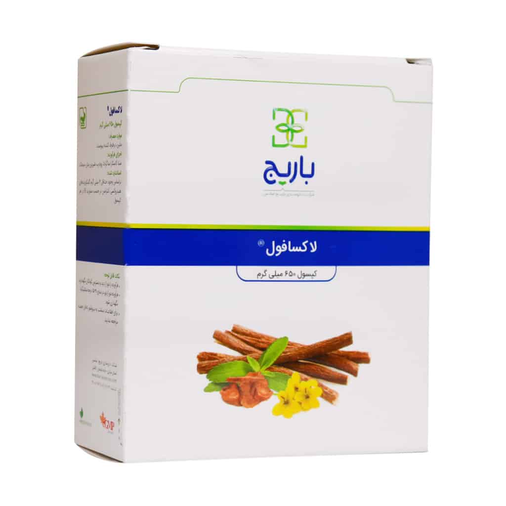بسته ۳۰ عددی کپسول لاکسافول باریج مخصوص بهبود یبوست